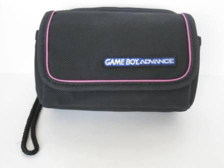 GBA Storage & Travel Case (Black/Pink) - Gameboy Adv. Accessory